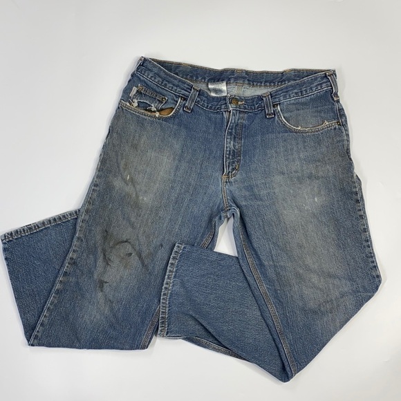 Carhartt GRUNGE Relaxed Fit 36x30 Jeans - Picture 1 of 9